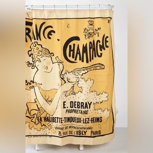 Izola France/Champagne Shower Curtain/Wall Hanging